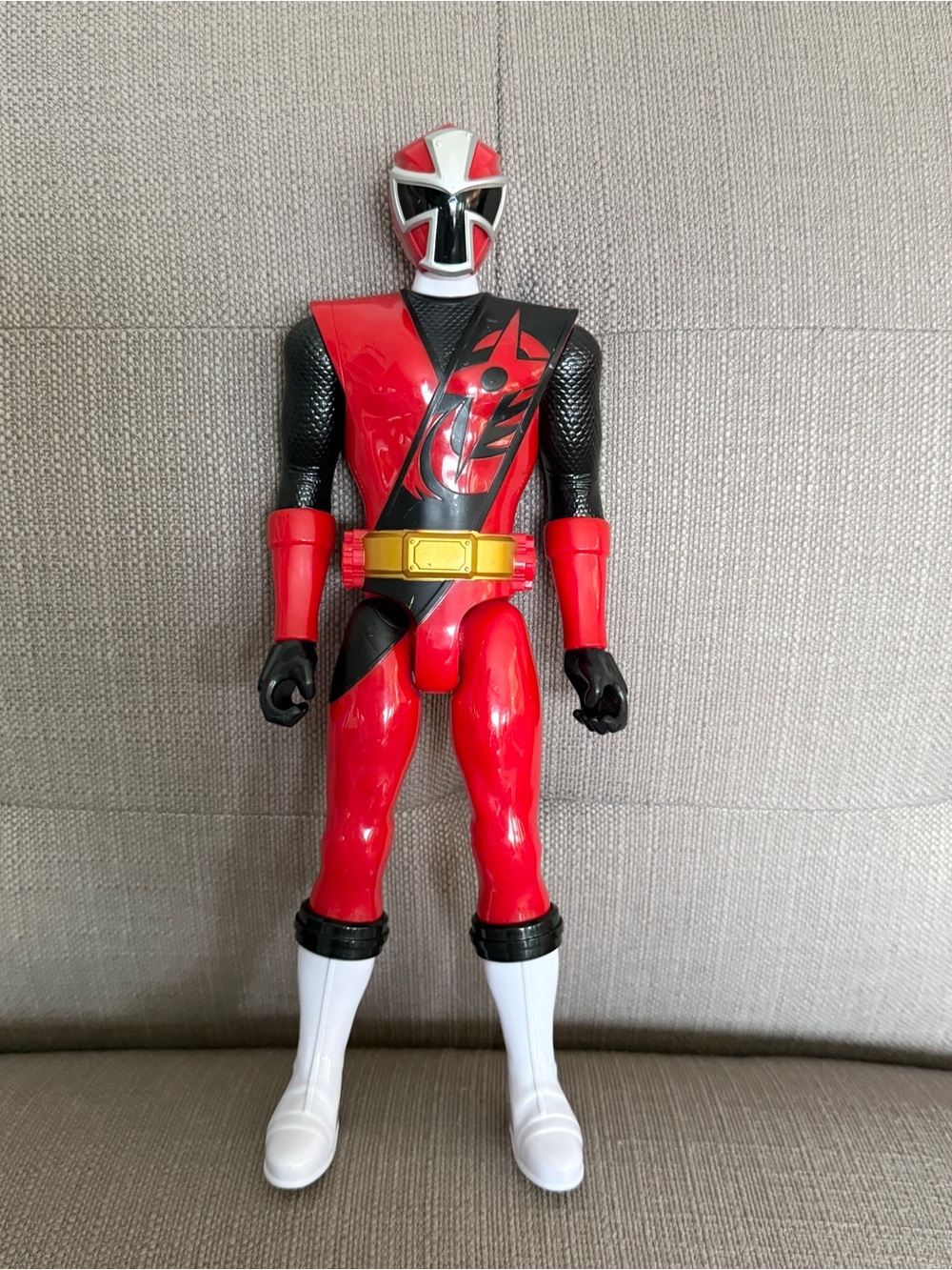 Power Rangers Ninja Steel Red Ranger 12" Action Figure 2016 Bandai